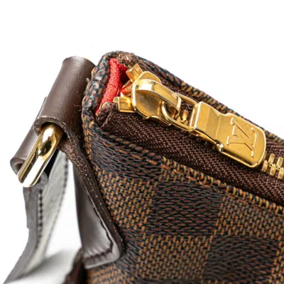 Pre-owned Louis Vuitton Brown Pvc Leather Shoulder Bag ()