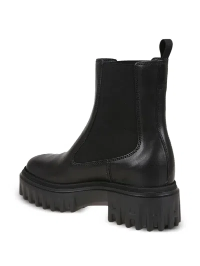 Hogan Pre H700 Leather Chelsea Boots In Black