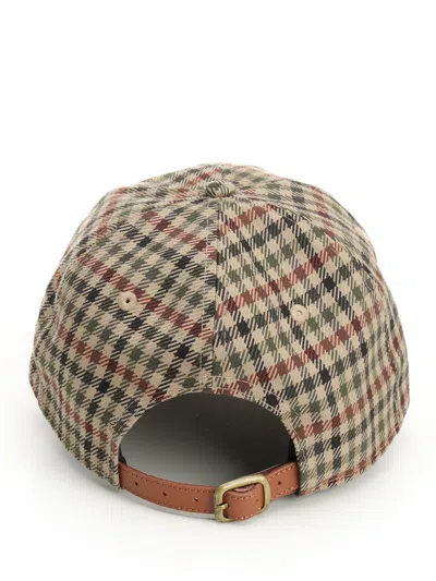 New Era Hat With Scottish Pattern Hats Brown In Brown