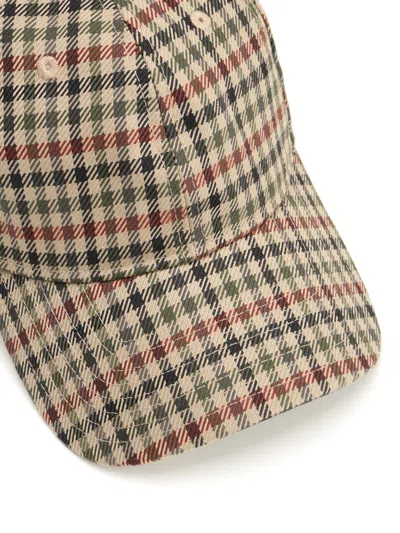 New Era Hat With Scottish Pattern Hats Brown In Brown
