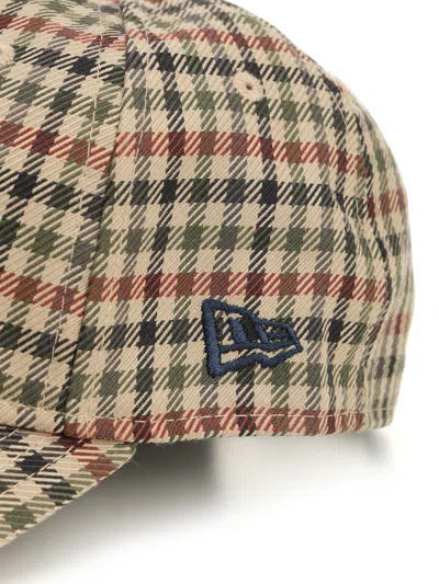 New Era Hat With Scottish Pattern Hats Brown In Brown