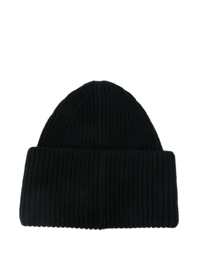 Acne Studios Large Face Logo Beanie