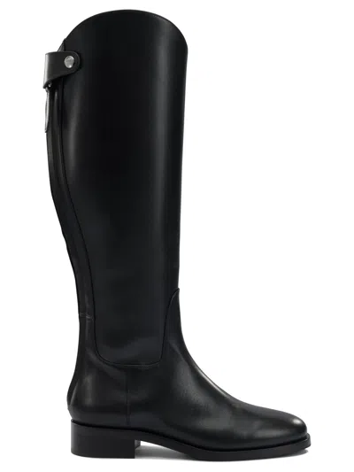 Aeyde Hector Boots Black In Black