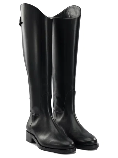 Aeyde Hector Boots Black In Black