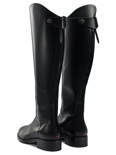 Aeyde Hector Boots Black In Black