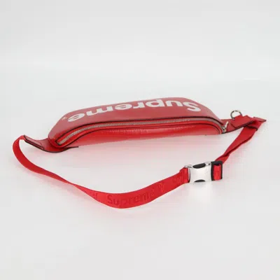 Pre-owned Louis Vuitton Bum Bag Red Leather Shoulder Bag ()