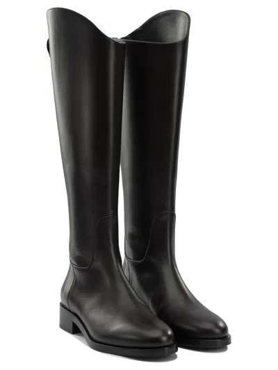 Aeyde Hector Boots Black In Brown