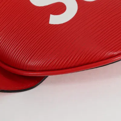 Pre-owned Louis Vuitton Bum Bag Red Leather Shoulder Bag ()