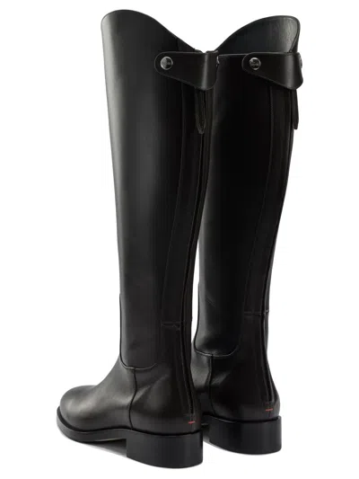 Aeyde Hector Boots Black In Brown