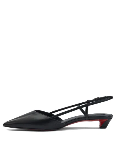 Christian Louboutin Miss Z Leather Pumps In Black