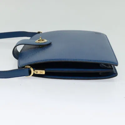 Pre-owned Louis Vuitton Capuchin Blue Leather Shoulder Bag ()