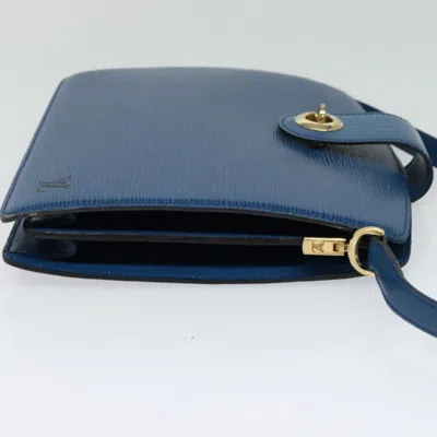 Pre-owned Louis Vuitton Capuchin Blue Leather Shoulder Bag ()