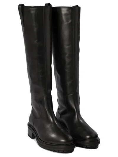 Aeyde Henry Boots Black In Black