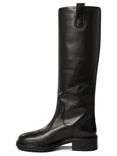 Aeyde Henry Boots Black In Black