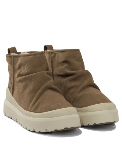 Ugg Heritage Utility Ankle Boots Brown In Brown
