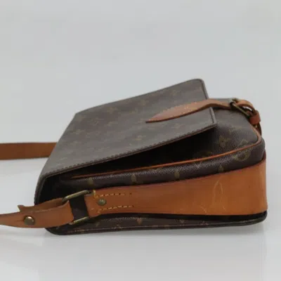 Pre-owned Louis Vuitton Cartouchière Brown Canvas Shoulder Bag ()