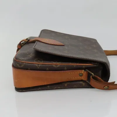 Pre-owned Louis Vuitton Cartouchière Brown Canvas Shoulder Bag ()