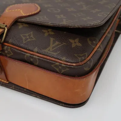 Pre-owned Louis Vuitton Cartouchière Brown Canvas Shoulder Bag ()
