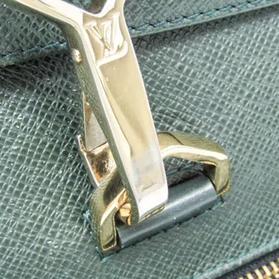 Pre-owned Louis Vuitton Cassiar Green Leather Backpack Bag ()