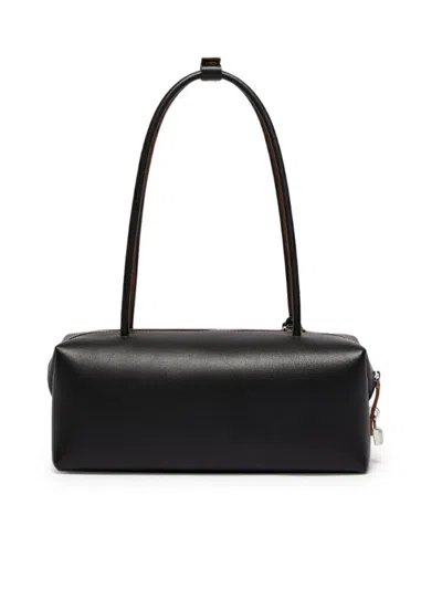 Max Mara Horizontal Satchel Bag With M-shaped Folded Sides