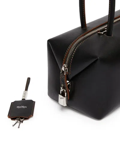 Max Mara Horizontal Satchel Bag With M-shaped Folded Sides