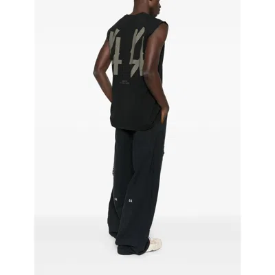 44 Label Group Logo-print Sleeveless Vest In Black