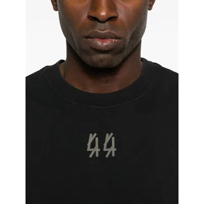 44 Label Group Logo-print Sleeveless Vest In Black