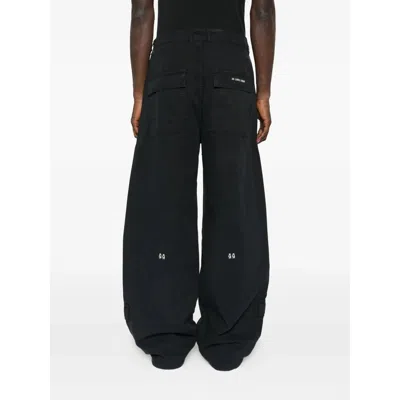 44 Label Group Logo-tape Trousers In Black
