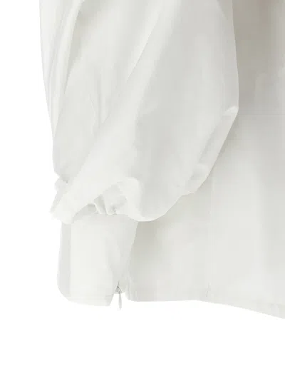 Zimmermann Hypnotic Pussybow Shirt And Blouse White In White