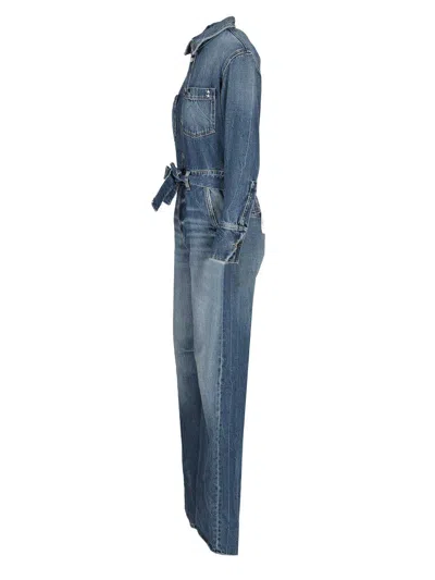 Icon Denim Indie Jumpsuit Jewelry Blue In Blue