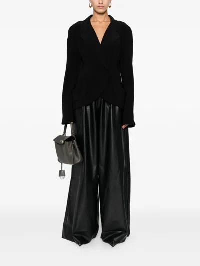 Norma Kamali Double-breasted Jacket In Black