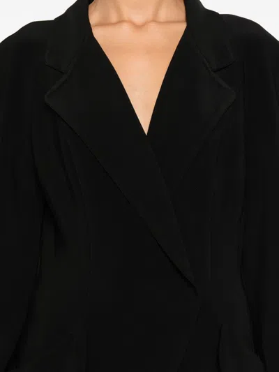 Norma Kamali Double-breasted Jacket In Black