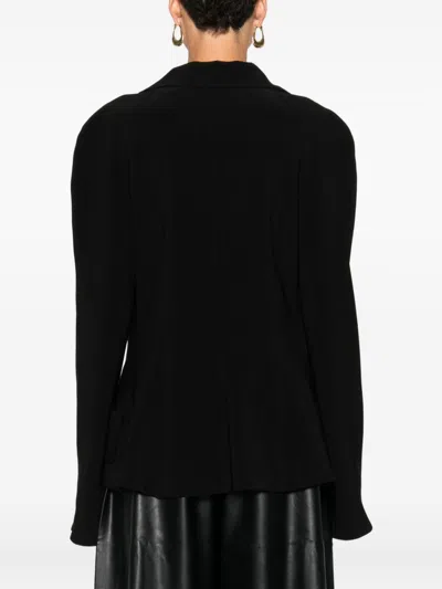 Norma Kamali Double-breasted Jacket In Black