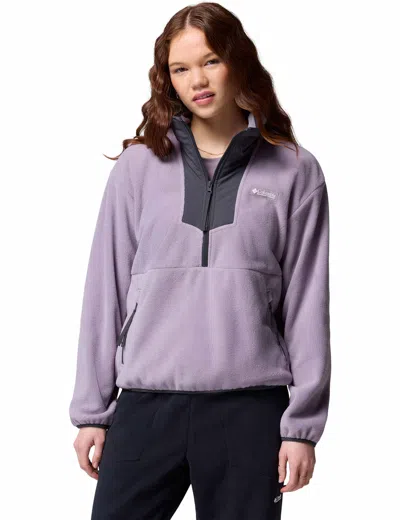 Columbia Women's Sequoia Grove 1/2 Zip Fleece In Purple