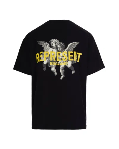 Represent Clothing T-shirt Legacy Cherubs Jet Black In Black