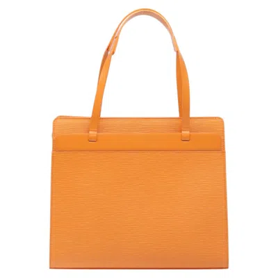 Pre-owned Louis Vuitton Croisette Orange Leather Tote Bag ()