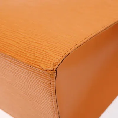 Pre-owned Louis Vuitton Croisette Orange Leather Tote Bag ()