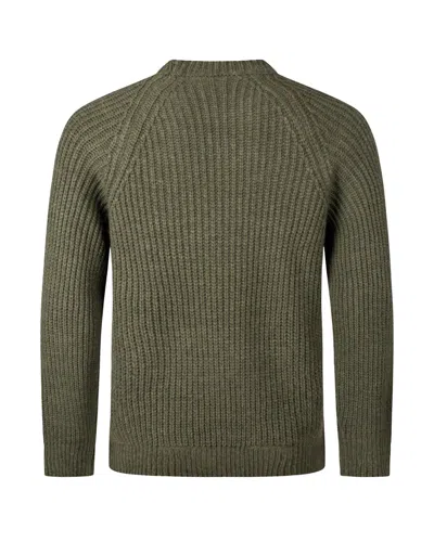 Carhartt Work In Progress Firth Oversize Ribbed Crewneck Sweater In Green