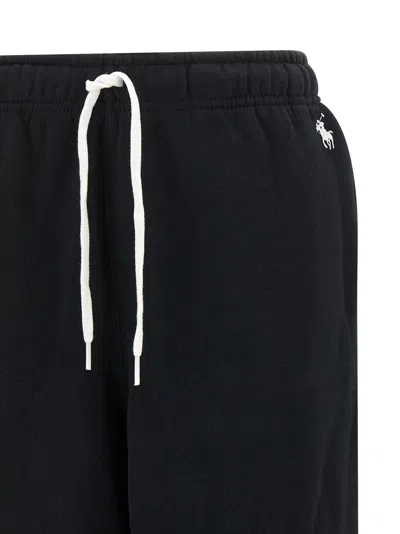 Polo Ralph Lauren Prl Flc Pnt-ankle-athletic In Black