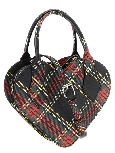 Vivienne Westwood Borsa A Mano Josephine Heart In Similpelle Stampata Donna In Multi