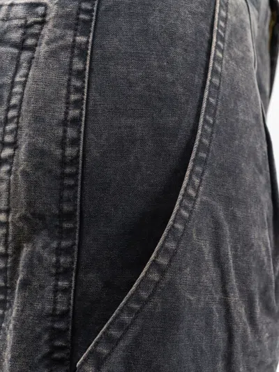 Isabel Marant Étoile Kiana Denim Trousers In Gray