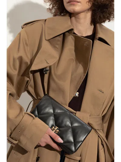 Tory Burch Kira Diamond Leather Wallet On Chain In Multi