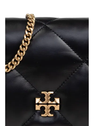 Tory Burch Kira Diamond Leather Wallet On Chain In Multi