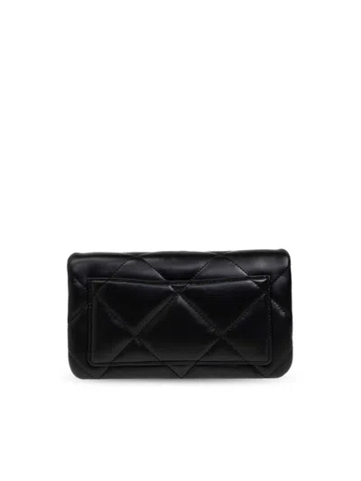 Tory Burch Kira Diamond Leather Wallet On Chain In Multi