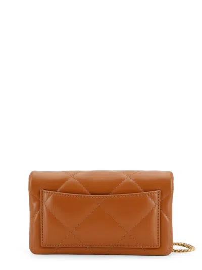 Tory Burch Kira Matelassé Leather Shoulder Bag In Brown