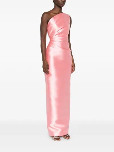 Solace London Kira Maxi Dress In Pink