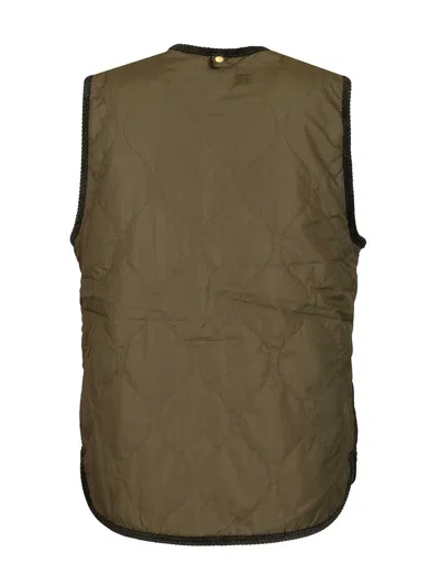 Barbour Klara Quilted Vest Jackets Green In Brown