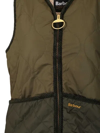 Barbour Klara Quilted Vest Jackets Green In Brown