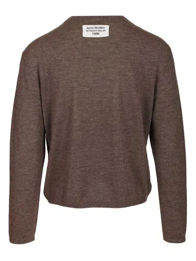 Acne Studios Men Cashmere Sweater In Brown