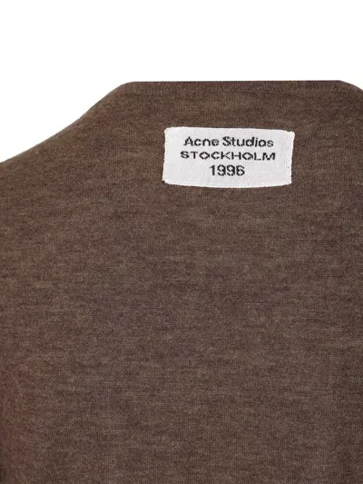 Acne Studios Men Cashmere Sweater In Brown